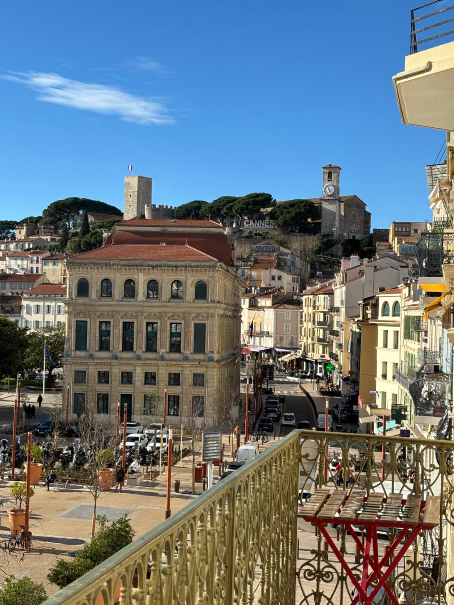 Cannes : Agreable Et Lumineux Appartement Vue Mer Экстерьер фото